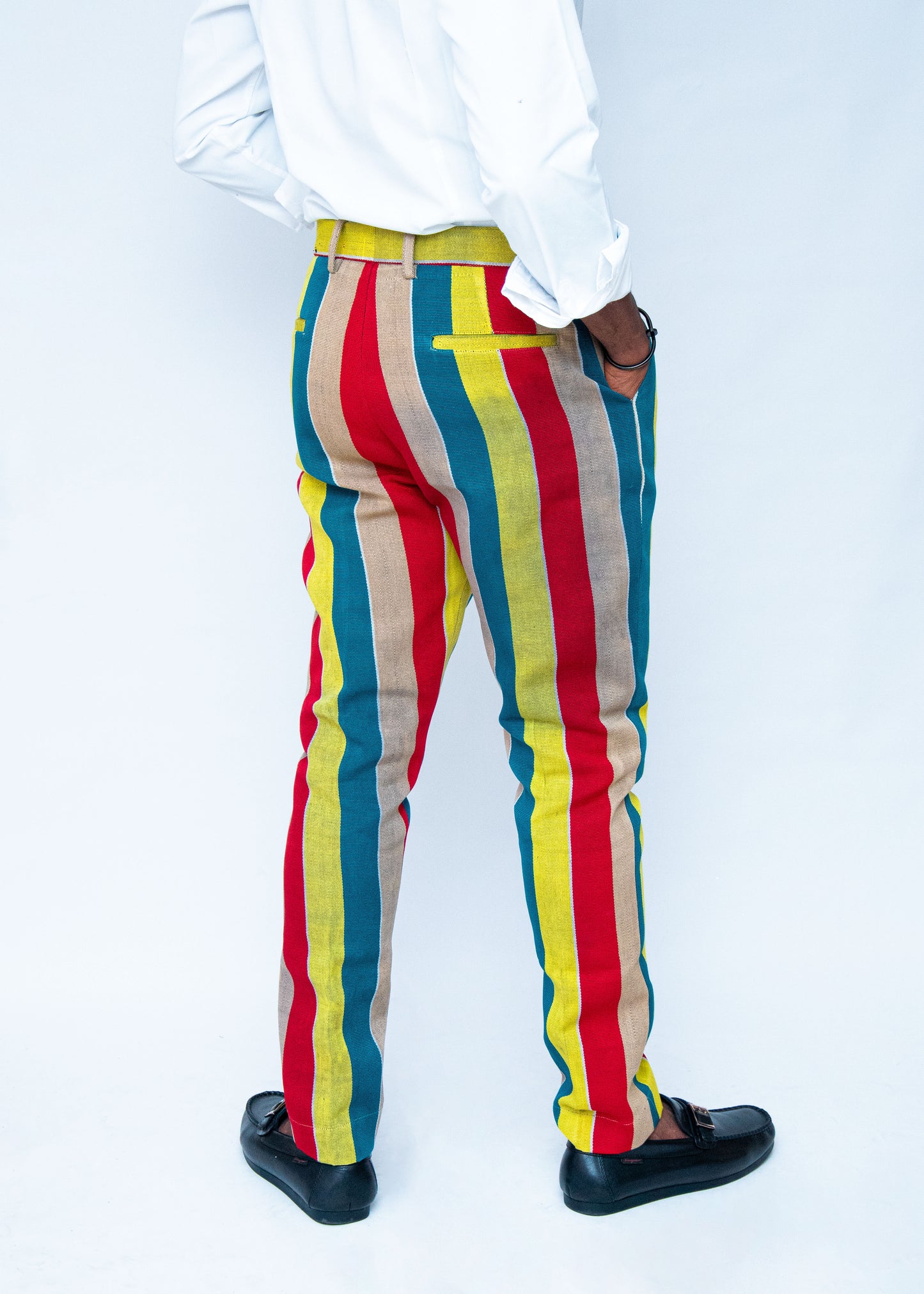 Sunny stripe twill pant